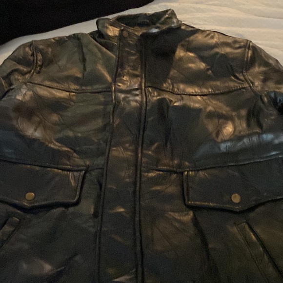 Maxam black leather jacket size 2x - Picture 3 of 4